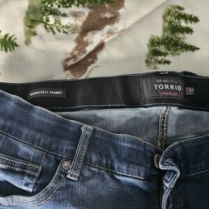 Torrid Bombshell Skinny Jeans - Dark Wash Blue Size 20R